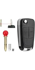 2 Buttons Car Key Fob Case For Vauxhall Astra H Key Fob Vauxhall Zafira B Vectra C Corsa D Signiu...
