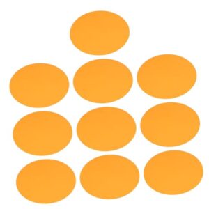 BELLIFFY 10pcs Sunset Film Color Photography Color Changing Sunset Lamp Yellow Round Light Filter Red Camera Flash Lighting Light Filters Shooting Color Film Gel Light Colour Filter The Pe