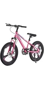 TRIOBLADE 20 Inch Kids Mountain Bike Boys Girls Junior Mountain Bikes Bicycle with Shock Absorber...