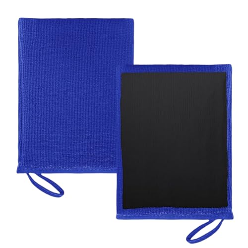 KAIRUIERD 2 Pcs Clay Mitt Wash GlovesMicrofiber Clay Bar for Car Detailing Reusable Clay Bar Washing Gloves Car Cleaning Tools Auto Care Towel Non-Scratch Detailing Clean Cloth