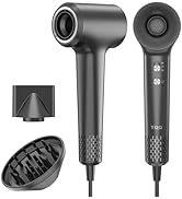 TQQ Hair Dryer, 200 Million Negative Ionic Hairdryer, 110, 000 RPM High Speed Brushless Motor Blo...