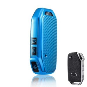 Kesiku Kia Key Fob Cover for Kia Ceed Rio Proceed Soul Sorento Seltos Sportage Stinger GT K3 K5 K8 Forte Niro EV6 Optima Telluride Cerato