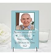 Pixie's Gifts Personalised Photo Bereavement Someone We Love Is In Heaven Keepsake Gift Plaque (P...