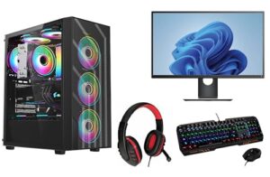 BCC SIROCCO 3050 i5 GAMING PC • Intel Core I5 • Nvidia RTX 3050 6GB • 512GB FAST SSD • 16GB RAM • 2TB Storage HDD • Windows 11 • WiFi (i5 6th Gen