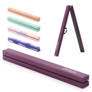ZELUS 7 ft. 210cm Foldable Gymnastics Balance Beam
