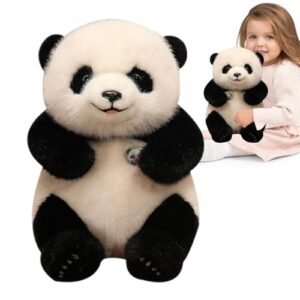 Panda Stuffed Animal - Stuffed Panda Bear | Plush Panda | Panda Stuffy | Panda Plush | Cartoon Panda Pillow | Soft Animal Doll Plush | Bear Throw Pillow Aesthetic For Kids Boys Girls Sleeping