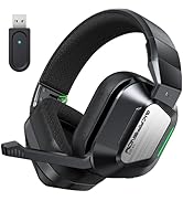 Skapendy VK80 Wireless Gaming Headsets for PS5, PC, PS4, Mac, Switch, Mobile, Gaming Headphones w...