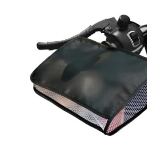 Fizepgo Grip Handle Bar Muff - Waterproof Protective Gloves | Handlebar Gloves Handle Bar Muff with Mesh Desig