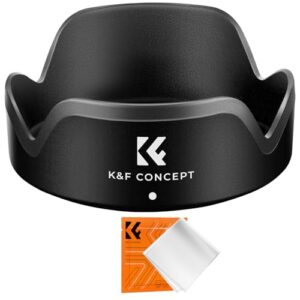 K&F Concept EW-53 Camera Lens Hood Protector for Canon EF-M 15-45 mm f/3.5-6.3 IS STM