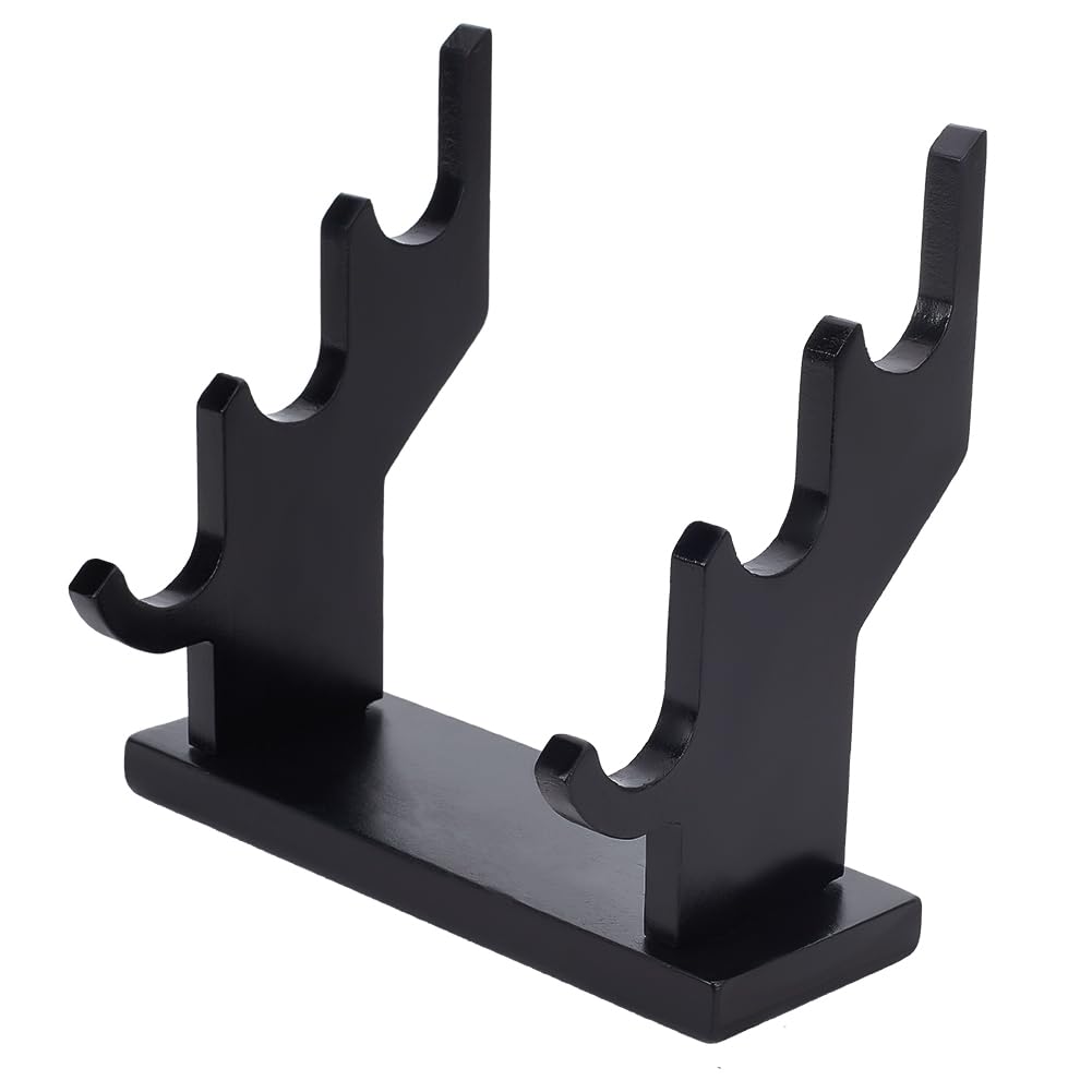 OLYCRAFT 3 Tiers Black Wand Display Risers 14x5x13cm Wizard - Keystone 4