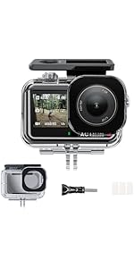 45 m Waterproof Case for DJI Osmo Action 5 Pro/Action 4/Action 3 Camera Diving Housing Scuba Snor...