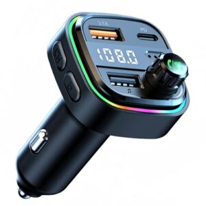 Bluetooth Car Adapter with Fast Charger