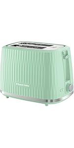 Russell Hobbs Eden 2 Slice Toaster (6 Browning settings, High lift feature, Frozen, reheat, cance...