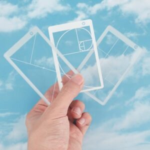 DELORIGIN 3pcs Golden Ratio View Finder 3 Styles Photo Composition Tool Fibonacci Viewer Photography Artist Viewfinder Rule of Thirds Composition Tool for Photography Painting Sketching Drawing