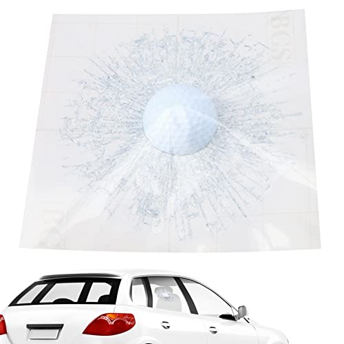 Huayeex Ball Hits Car Sticker - Prank Car Stickers Decals | Creative Ball Hits Sticker Window Decal Simulation Auto Waterproof Adhesive Decal For Ca