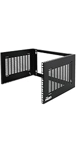 Tecmojo 6U Wall Mount Patch Panel Bracket Network Rack for Shallow Server IT Equipment, 14in Deep...