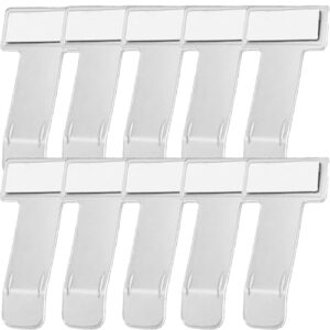 10pcs Parking Ticket Holder | Transparent Car Parking Ticket Holder Clip | Car Windshield Windscreen Tickets Holder With Adhesive Tape | Parking Permit Holde