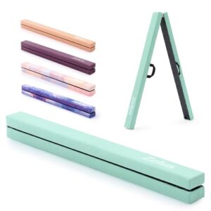 ZELUS 7 ft. 210cm Foldable Gymnastics Balance Beam