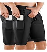 Niksa 2 Pack Short Sleeve Compression Shirts,Gym Tops for Mens Sports T-Shirts Clothing Running B...