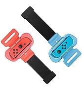 GAMSURFING Grips for Nintendo Switch Controller- Blue & Red