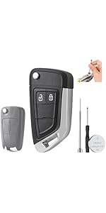 2 Buttons Modified Upgraded Car Key Fob Case For Vauxhall Opel Corsa D Astra H Zafira B Vectra C ...