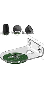 Alloery Universal Wall Speaker Mount for Echo Spot, Surround Sound Holder Bracket Compatible with...