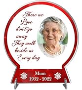 Personalised Christmas Snow Globe - Because Someone we Love is in Heaven There's a Little bit of ...