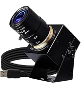 ELP USB Camera 1080P Webcam Wide Angle 170 Degree Fisheye USB Webcam Full HD Night Vision Infrare...