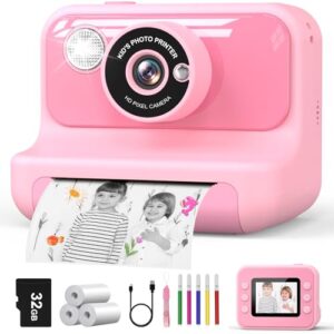 Hangrui Kids Camera Instant Print