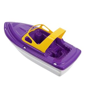 KOMBIUDA Bath Toy Boat Floating Plastic Race Boat for Fun Bathing Toy for Pool & Beach Water Play 1pc