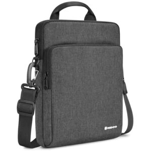 NIDOO 13.3 Inch Laptop Sleeve Shoulder Messenger Bag Protective Carrying Case for 13" 13.6" Macbook Air/ 14" MacBook Pro/Surface Laptop 6/ ThinkBook 13x/ ThinkPad X13 L13 Z13 E14 T14s/ Yoga 7/ XPS 13