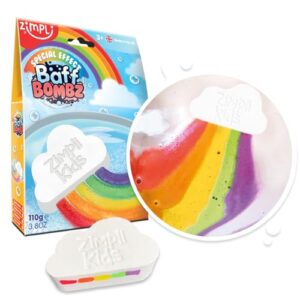 Large Cloud Rainbow Bath Bomb from Zimpli Kids