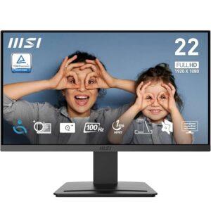MSI PRO MP223 E2 21.45-Inch Full HD Office Monitor - 1920 x 1080 Resolution