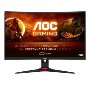 AOC Gaming C27G2ZE - 27 Inch FHD Curved Monitor