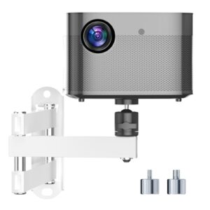 suptek Foldable Projector Wall Mount Universal Adjustable Wall Projector Mount 1/4" M4 M6 Screw Size