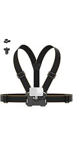 Neewer Chest Mount Harness for Action Camera, Adjustable Hand Free Chest Strap Compatible with Go...