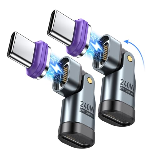AUFU 240W USB C to USB C Magnetic Adapter [2Pack]