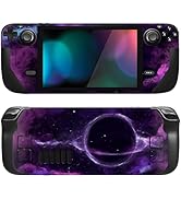 PlayVital Full Set Protective Skin Decal for Steam Deck, Custom Stickers Vinyl Cover for Steam De...