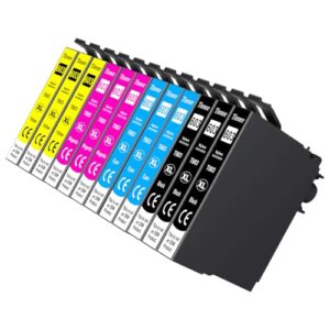 Tinnee 603 603XL Ink Cartridges Multipack Replacement for Epson 603 Ink Cartridges Multipack for Expression Home XP-2100 XP-4100 XP-3100 XP-3105 XP-2105 Workforce WF-2835 WF-2810 WF-2830
