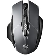 INPHIC Bluetooth Mouse, [Upgraded] Multi-Device Silent Rechargeable Wireless Mouse (Tri-Mode: BT ...