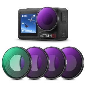 K&F Concept 4-pack Filters for DJI Osmo Action 5 Pro & Action 4