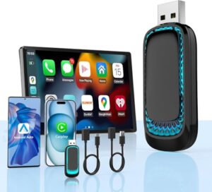 Android Auto Wireless Adapter and Wireless Carplay Adapter 2024 Upgrade