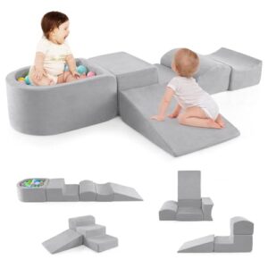 COSTWAY 5-Piece Soft Play Climbing Blocks
