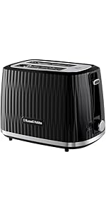 Russell Hobbs Eden 2 Slice Toaster (6 Browning settings, High lift feature, Frozen, reheat, cance...