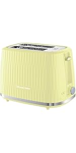 Russell Hobbs Eden 2 Slice Toaster (6 Browning settings, High lift feature, Frozen, reheat, cance...
