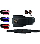 EVO Fitness 4” 6” Matte Black Weight Lifting Belt With 18