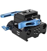 SIRUI Universal Camera 15mm Rod Rail Baseplate with Dual Carbon Fiber Rods, Y-shaped lens Bracket...