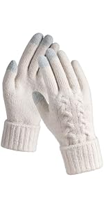 TRENDOUX Thermal Gloves Women Winter: Warm Comfortable Lightweight Winter Gloves, Updated Touch S...
