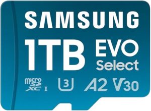 Samsung EVO Select (2024) microSD card + SD Adapter