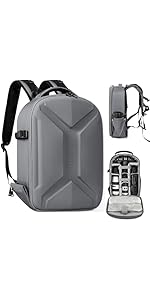 OUUTMEE Camera Hard Shell Backpack, Hard Case Photography Backpack Large DSLR Camera Bag Case, Wa...